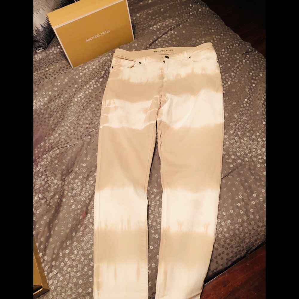 Michael Kors Jeans, Skinny Tie-Dye Printed Denim